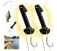 Fly Roost Magnetic Fly Threader,Fishing Accessory to Easily Rig Small Flies Tippet on Water Fly Fishing Magnetic Fly Threader Fishing Anglers Tippet Threader Make Fly Tying Simpler Most Hooks (2/Set)