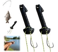 Fly Roost Magnetic Fly Threader,Fly Fishing Magnetic Fly Threader Fishing Anglers Tippet Threader,Fishing Accessory to Easily Rig Small Flies & Tippet on Water,Make Fly Tying Simpler Most Hook (2Set)