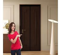 Fly Screen Door 116 x 180 cm Anti-Tearing Mosquito Door Net Keep Fly Bug Out Magnetic Screen Curtain No-Drill Easy Installation for Living Room, Bedroom, Patio, Black