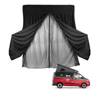 Fly Screen for Van, Car Tailgate Mesh Screen Anti-Flying Net, Car Tailgate Suv Camping Mesh Screen, Rear Mount Car Sunshade Anti-Flying Net for Most Models Mpv Suv