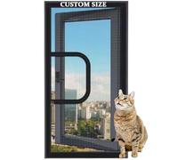 Fly Screen for Windows Custom Size,Window Screen Insect Mesh,Cat Protection Window Guard Balcony Safety Net,Keep Bugs/Flys/Bee/Spider Out