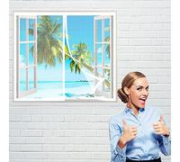 Fly Screen Mosquito Net 50 x 200 cm, Mesh Curtain, Keep Insects Out for Air Conditioning Room/Kitchen Window, White