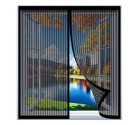 Fly Screen Mosquito Net for Window 40 x 95 cm Easy Installation No Drilling Or Screwing Fly Screen Nets for Window for Windows Nets to Keep Bugs Out, Black