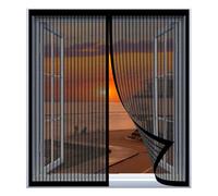 Fly Screen Mosquito Net for Window 90 x 110 cm Easy Installation No Drilling Or Screwing Fly Screen Net for Windows Nets to Keep Bugs Out, Black