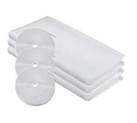 Fly Screen Netting 3PCS with 3 Rolls of Tape for Easy Window Installation, Transparent Mesh for Bedrooms, Kitchens, Balconies to Prevent Flying Insects
