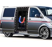 Fly Screen Sliding Door, Mosquito Net T5, T6 Sliding Door Mosquito Net 180 x 133 cm, Fly Screen Bus, Magnetic Mounting, No Drilling Required, T6