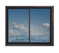Fly Screen Window Insect Protection, 50x160cm. It is Ideal for Balcony Windows, Cellar Windows and Patio Windows, with Self-Adhesive Magic Sticker Tape, Black