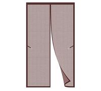 Fly Screen Window Mesh Net 160 x 160 cm Fly Window Screen Mesh Prevents Insects No Drilling Or Screwing Easy Installation Fly Mosquito Net for All Windows, Brown