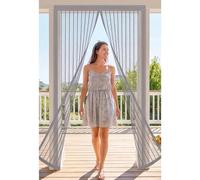 Fly Screens Doors 153 x 249 cm Frame Hook & Loop Hundreds of Sizes Anti Mosquito Mesh Fly Curtain with Powerful Magnets Keeps Bugs Out Easy to Install Without Drilling, Grey