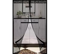 Fly Screens for Doors 31" x 74" Magnetic Screen Door with Lace and Powerful Magnets Seal, Durable Polyester Mesh, Full Frame Magic Tape, Heavy Duty Patio Insect Door Screen & Mosquito Screen