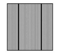 Fly Screens for Double Patio Doors,150x200cm,Magnetic Door Curtain,Door Fly Screen Curtain, Without Drilling,Keep Fly Bug Out,Black