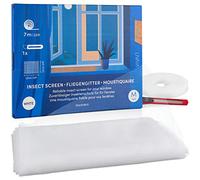 Fly Screens for Windows: 150x130cm White Mosquito Net for Window - Insect Mesh Netting - Window Screen Protector Mosquito Nets for Windows LIVAIA, Mosquito net