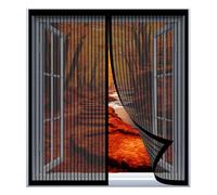 Fly Screens for Windows Frame 90 x 110 cm Easy Installation No Drilling Or Screwing Fly Screen for Window for Windows Nets to Keep Bugs Out, Black