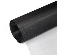 Fly Screens for Windows, Mosquito net Window 120cm x 250cm, Fiberglass Window Mesh Insect Screen, Window Fly Screen Replacement, can be Cut to Desired Size, Insect Mesh (Black)