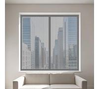 Fly Screens Windows 160 x 110 cm Keep Fly Mosquito Out Bug Net for Windows with Installation Accessories for Doors and Patio Screens, Grey