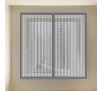 Fly Screens Windows 70 x 130 cm Keep Fly Mosquito Out Bug Bee Protection Screen Custom Size for Window, Bedroom, Living Room, Kitchen Patio Window, Grey