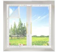 Fly Screens Windows, DIY Window Screen Mesh Stop Flies Coming Through Window with 2 Rolls Self-Adhesive Tapes, Insect Mesh Keep Bugs/Flys/Mosquitoes Out (White, 1.3x1.5m)