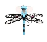 Fly Simulation Pseudo Bait - Dragonfly Shape Fake Bait | Fishing Dragonfly Lures | Lifelike Bait With Hook | Fly Decoy For Freshwater Pond Lake River Shore Casting