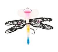 Fly Simulation Pseudo Bait - Dragonfly Shape Fake Bait | Fishing Dragonfly Lures | Lifelike Bait With Hook | Fly Decoy For Freshwater Pond Lake River Shore Casting