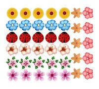 Fly Stickers for Windows, Fly Catcher Indoor, 40 Sheets Catcher Clear, Sticky Flys Papers for Indoors with 8 Designs, Window Flys Stickers for Houseflies and Small Insects in Kitchen and Bathroom