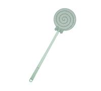 Fly Swatter, Plastic Flyswatters, Vibrant Colorful Fly Killer, Long Handle Bug Swatter for Indoor and Outdoor (Green)