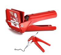 FLY TERNS Silicone Dispenser for RTV Tube, 71006 Efficient and Easy Control Tube Extrusion Tool,Maximize Squeeze 94% Material Out Tool (Red), 2.5" Industrial Size