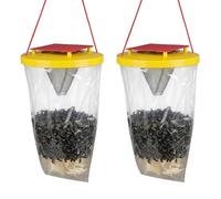 Fly Trap Outdoor, Hanging Fly Traps, Fly Traps Outdoor, Red Top Fly Trap, Fly Catcher Outdoor, Fly Catchers, Two Pack