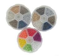 Fly Tying Accessory Head Beads Made from Acrylic, 1900 Pieces for 12# 14# 16# Fishhook Use (color 3mm)