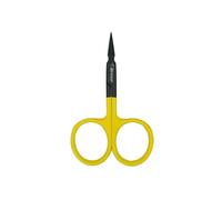Fly Tying Arrow Scissors 3.5 Inch, Yellow - Straight