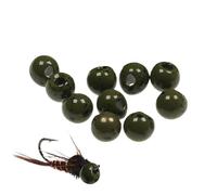 Fly Tying Beads Assortment | Fly Tying Material Assortment Round Balls - Versatile Accessories for Deeper Sinking Beginners Enthusiasts Adventure