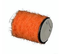 Fly Tying Chenille 20M Soft Reflective Fiber for Dry Fly Making Sparkle Streamers Carp Fishing Lure Body Material 12 Colors(Orange)