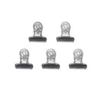 Fly Tying Clips Set 5 Pcs Clear Plastic Hackle Dubbing Tool | These transparent plastic clips feature tight to hold feathers and hairs securely while fly tying.
