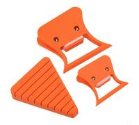 Fly Tying Feather Clip Set with Feather Fold Block for Enhanced Feather Folding and Secure Holding of Hackle and Other Fly Tying Materials (Three-piece set)