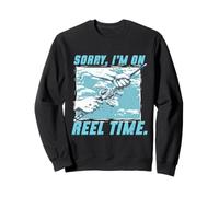 Fly Tying Fly Fishing I'm On Reel Time Sweatshirt