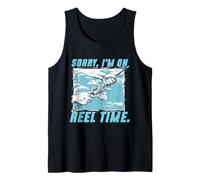 Fly Tying Fly Fishing I'm On Reel Time Tank Top