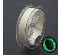 Fly Tying Glow Thread 50M Flat Luminous Fishing Tape - Visible Ribbing Material for Low Light Angling - 0.37mm Width Spool
