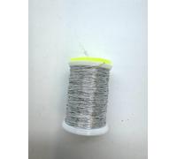 Fly Tying Large Spool oval Tinsel, 8 colours,fly dressing,BUY 3 GET 3 FREE (silver)