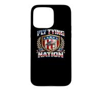 Fly Tying Nation Bench Trout Streamer Hackle Hook Fishing Case for iPhone 15 Pro Max