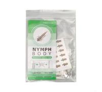 Fly Tying Nymph Kit 12pcs Soft Silicone Bodies(C Caddisfly Nymphs)