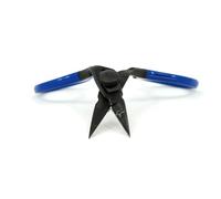 Fly Tying Offset Razor Scissor, 3.5in - Blue