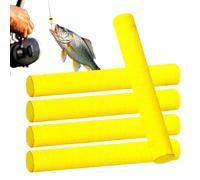 Fly Tying Rigs Stick, EVA Cylinder Float Foam Sticks 5X for Carp Baits, Fly Tying Rig Materials Hook Lightweight Pole Pike for Pond River