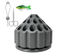 Fly Tying Station - Fly Wying Tool Organizer | Portable Tiing Rack | Tool Rack | Professional Desktop Storage Rack | Tackling Tool Workstation | Work Bench