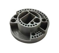 Fly Tying Station, Stable Pad, 18x18x5.2cm/14x14x5.2cm, Fly Tying Tool Kit, Fishing Flý Týing Station Storage Rack, Convenient Carry, For Beginners Adults