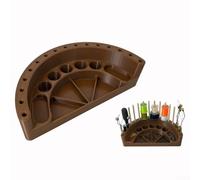 Fly Tying Station, Wooden Fly Tying Tool Organizer Desktop Storage RackAccessory Storage Rack