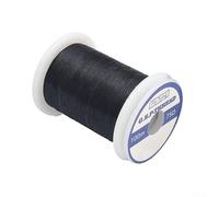 Fly Tying Thread 75D 100M Plastic Spool for Building Flies with Controlled Thread Buildup on Hook Bend and Shank (black)