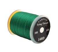 Fly Tying Thread Strong in Standard Bobbins Fly Fishing Material Accessories dark green, 2.5x3cm