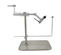 Fly Tying Vise with Adjustable Base, Easy to Use, Practical, Portable Tool for Bait Making While Fishing, ° Rotation, No Tools