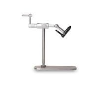 ＡＷＨＡＯ Fly Tying Vise with Adjustable Head Precision Hook Holding Vise Compact Tool for Bench Work, Silver, Desktop Fly Tying Vise with Scale