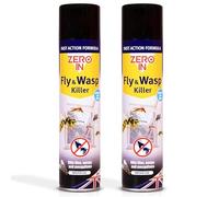 Fly & Wasp Killer Spray - 300ml Aerosol (Pack of 2) | Fast-Acting Indoor Insect Control | Neutral Scent | Eliminates Flies, Wasps & Mosquitoes in Seconds