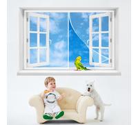 Fly Window Screen, 60x125cmFly Nets for Windows, Powerful Magnets, Ensure All Bugs are Kept Out, Snap Shut Automatically for Patio, Sliding,White
